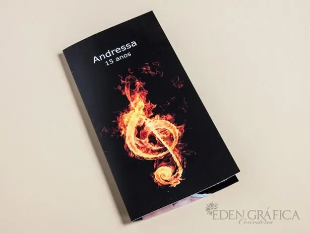 Cardápio com Dobra Laminado — Complementos