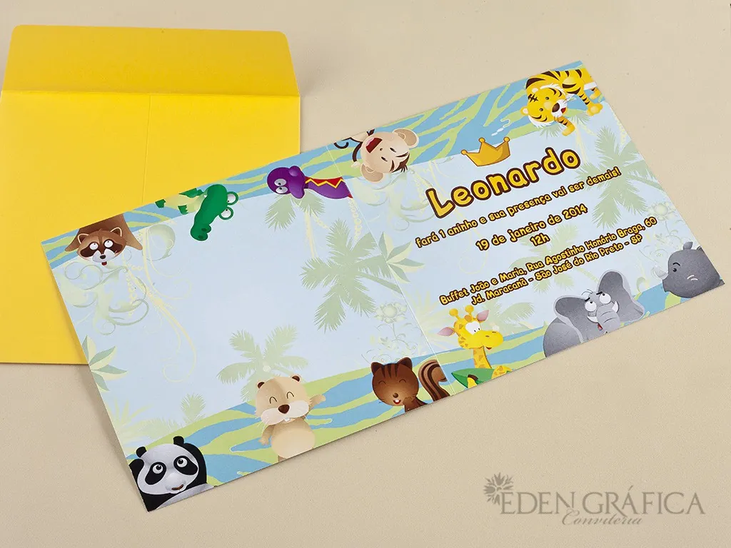 Linha Aprire com envelope — Infantis (foto 2 de 3)
