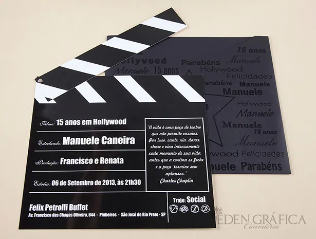 Linha Claquete — 15 anos (foto 1 de 2)