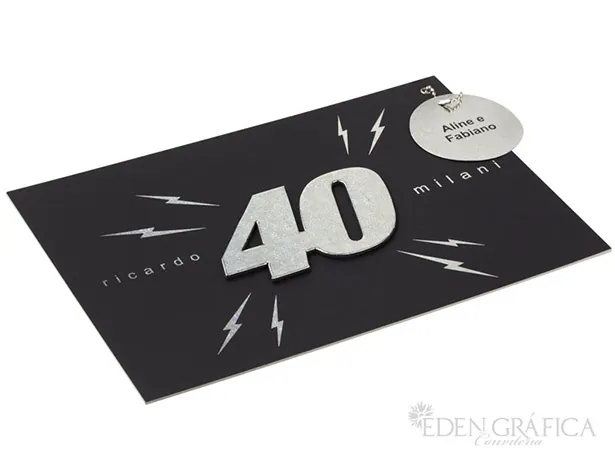 Linha Espesso Holografico — Aniversários (foto 1 de 2)